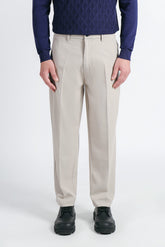 PANTALONE JOGGER BASIC BEIGE CHIARO